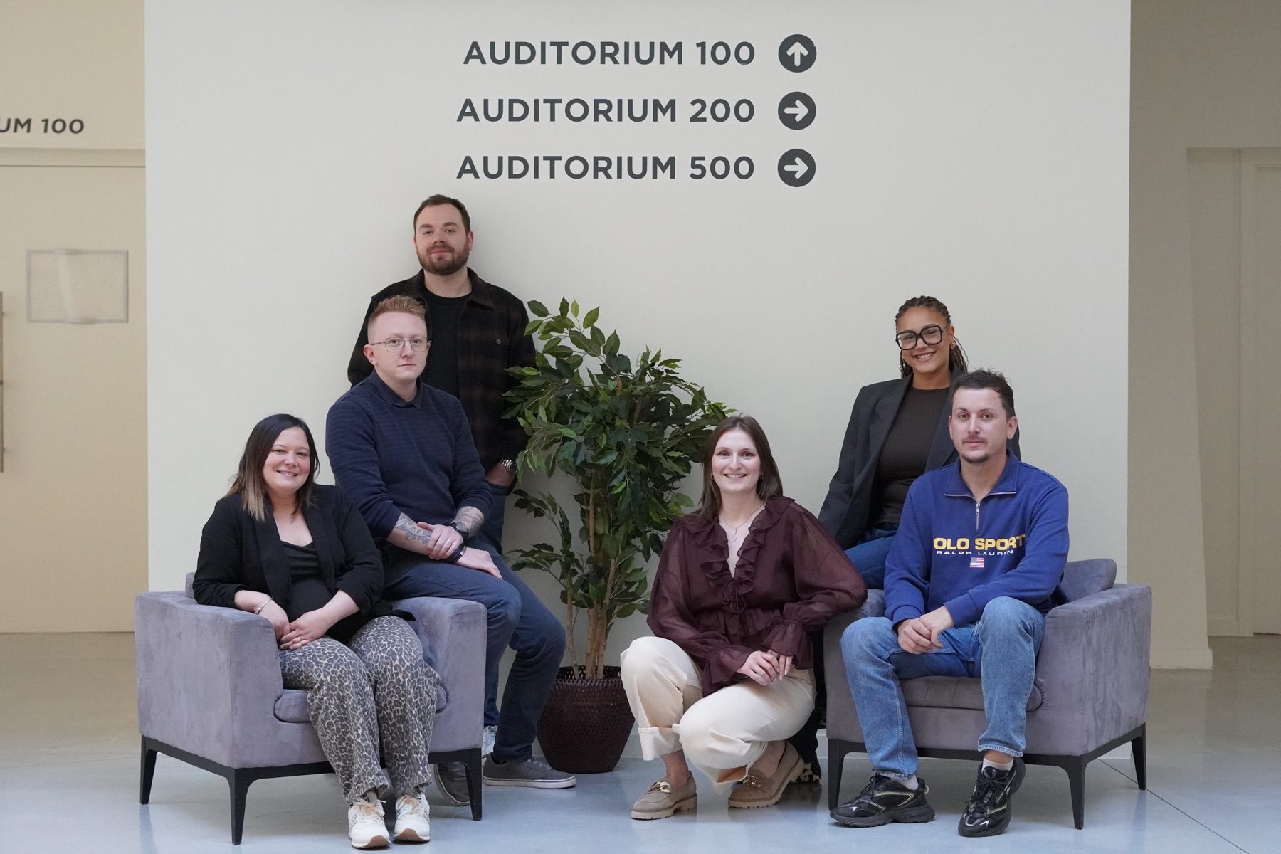 L'équipe de Systemia, agence d'acquisition basée à Mons en Belgique